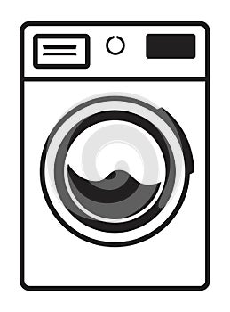 vector washing machine icon