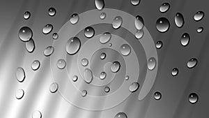 Vector water drops. condensation on the window, on the surface. Realistic drops on an isolated transparent background