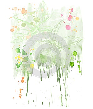 Vector Watercolor Background