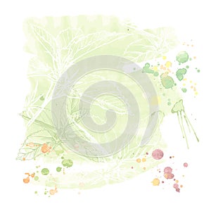 Vector Watercolor Background