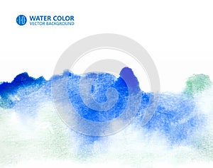 Vector watercolor painting background,Beauty, watercolor effect.