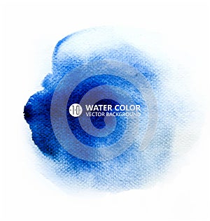 Vector watercolor painting background,Effect of watercolor circle