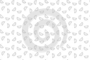 Vector Watermelon pattern.