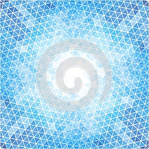 vector wave. abstract image. polygonal style. geometric design. blue color. eps 10