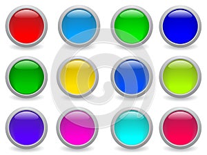 Vector web buttons