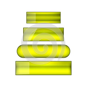 Vector web buttons set