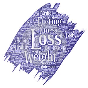 Vector weight loss healthy diet transformation