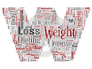 Vector weight loss healthy diet transformation