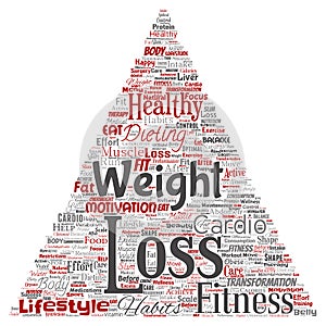 Vector weight loss healthy diet transformation triangle