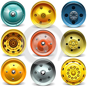Vector Wheel Disk Set