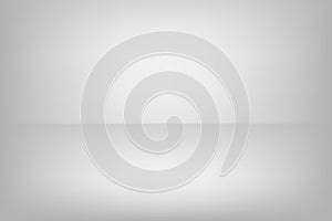 Vector white grey abstract background empty room with spotlight effect