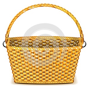 Vector Wicker Basket