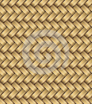 Vector Wicker Placemat Seamless