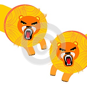 Vector wild illustration animal safari mammal design cat fe