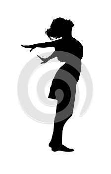 Vector woman lady girl silhouette