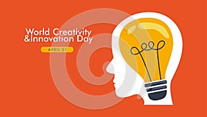 vector world creativity and innovation day background template