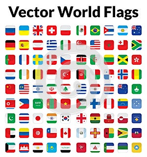 Vector World Flags