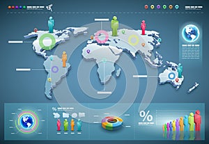 Vektor infografiky sada 