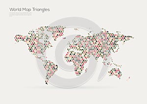 Vector world map design.