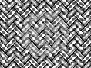 Vector woven fiber seamless pattern