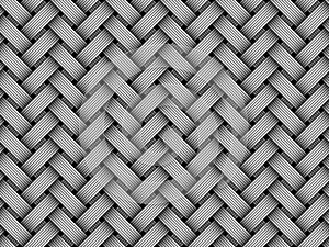 Vector woven fiber seamless pattern photo