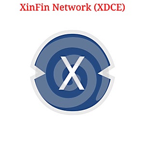 Vector XinFin Network XDCE logo