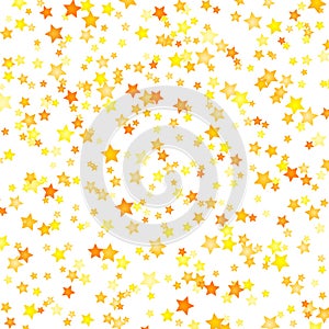 Vector yellow stars background element in flat style