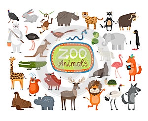 Vector Zoo Animals