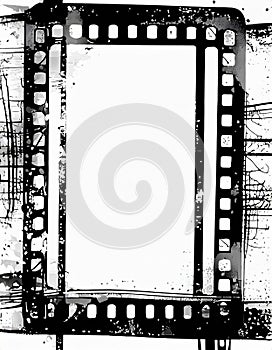 Tira de fotogramas de película 