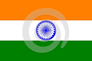 Vectorised flag of India. National flag photo