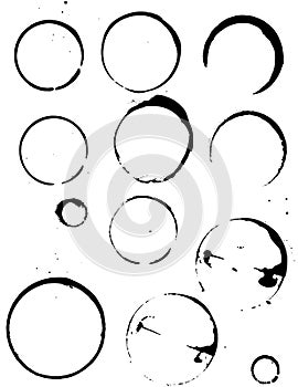 Vectorized Coffee Stains