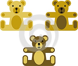 Vectorized teddy bears