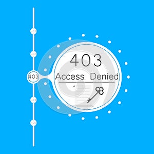 Vectors Abstract background 403 connection error Access Denied