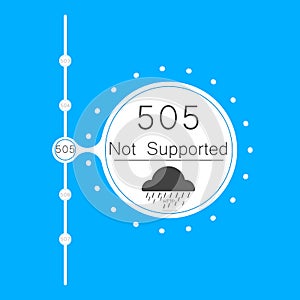 Vectors Abstract background 505 connection error