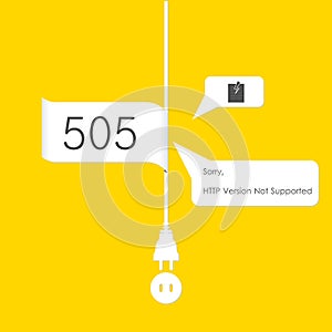 Vectors Abstract background 505 connection error