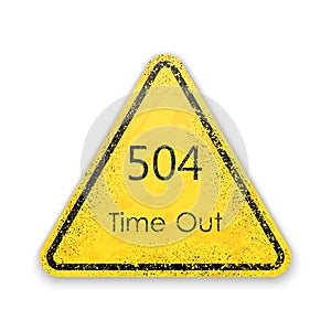 Vectors Abstract background 504 connection error server