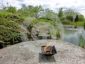 Vedic Yadjna Fire at Homa Hof Heiligenberg