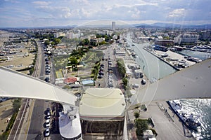 Veduta di Rimini in Italia dall`alto photo