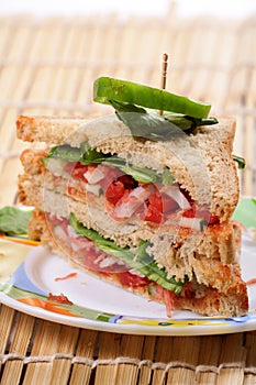 Veg club sandwitch