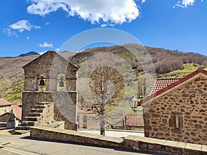 Vegacerneja church, MontaÃ±a de RiaÃ±o y Mampodre Regional Park, Leon province, Spain photo