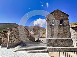 Vegacerneja church, MontaÃ±a de RiaÃ±o y Mampodre Regional Park, Leon province, Spain photo