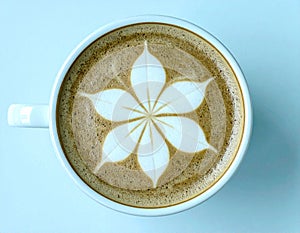 vegan capuccino, AI generated