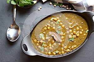 Vegan Chola Palak or Chana palak