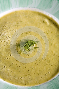 Vegan Cucumber Soup with Dill