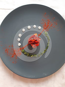 Vegan dish aesthetic