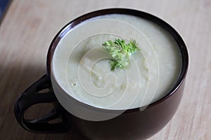 Vegan fennel soup