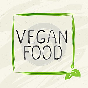 Vegan food label icon emblem.Natural product 100 bio healthy organic label and high quality product badges. Eco, 100 bio and natur