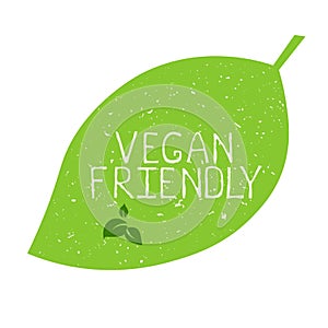 Vegan friendly label and high quality product badges. Bio Home made food Organic product Pure healthy Eco food organic