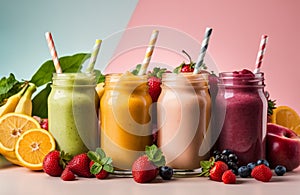 vegan fruit smoothie Delicious and healthy