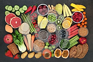 Vegan Health Food High in Dietary Fibre